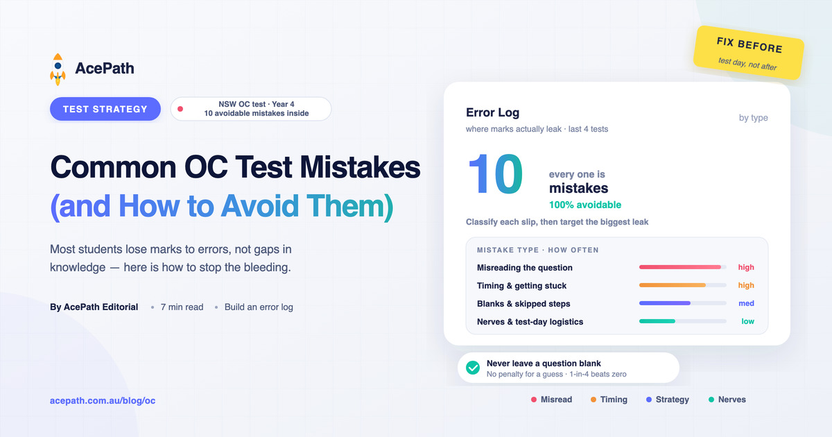 Common OC Test Mistakes (and How to Avoid Them) — AcePath blog featured article